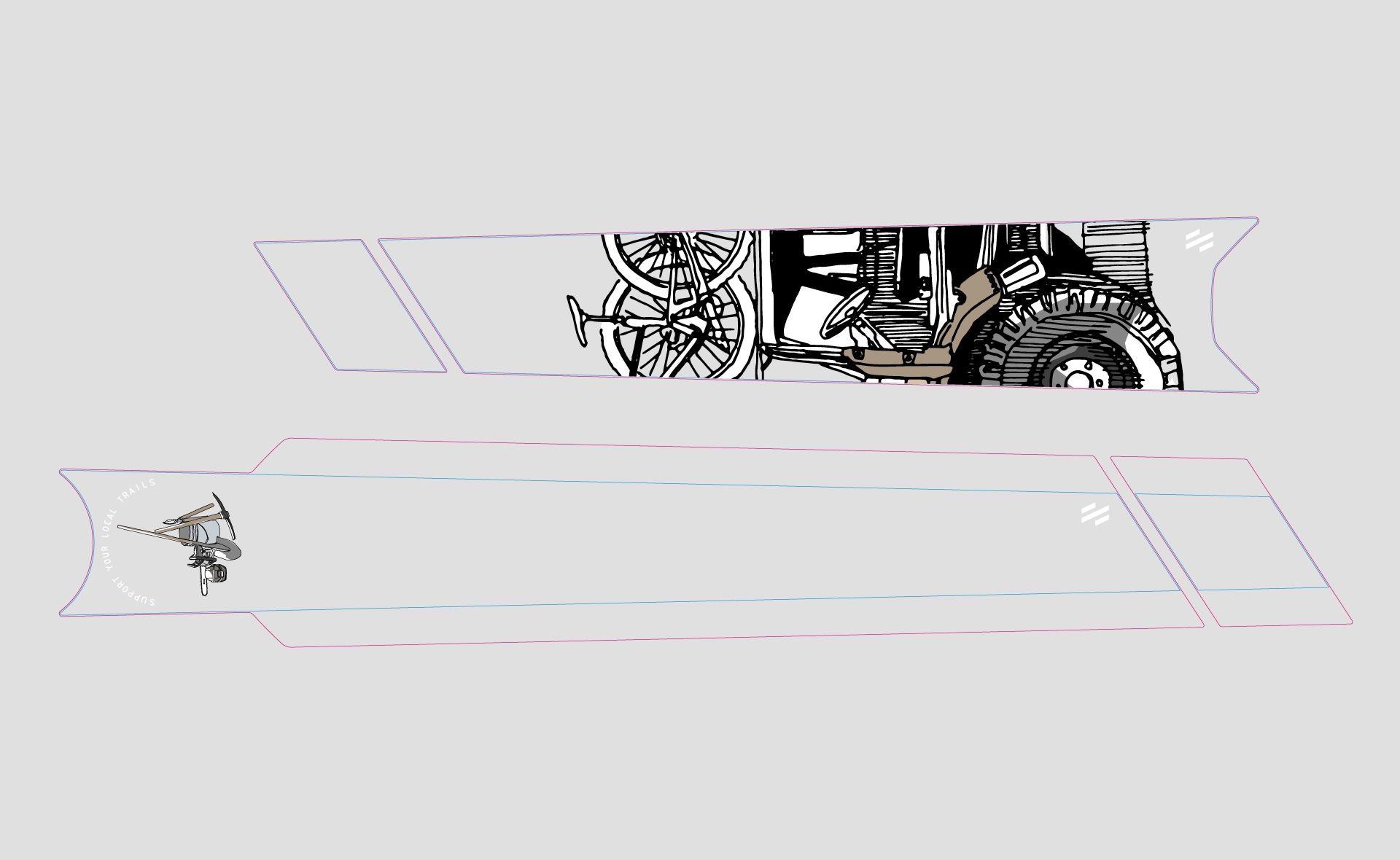SCOR Ersatzteile | Sticker Kit 4060 by Slicy TRAIL BUILDER
